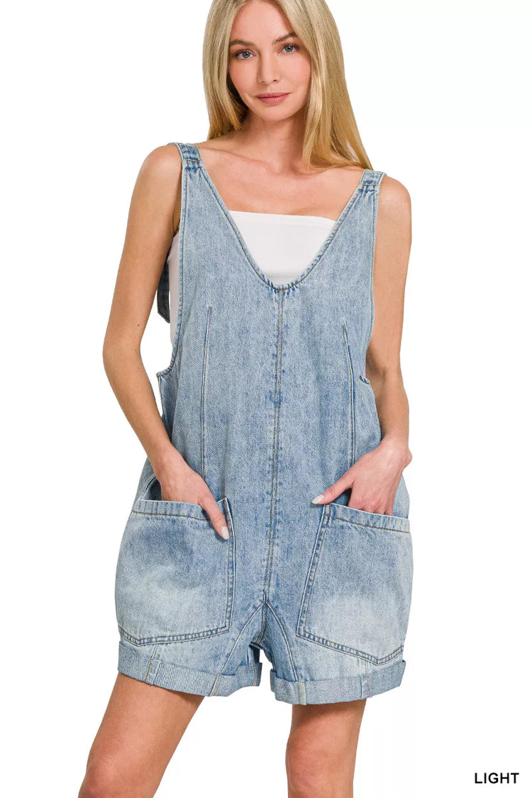 Denim Overalls
